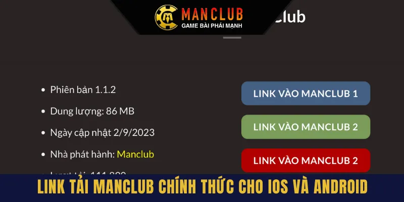 Cách tải Manclub chính thức cho IOS và Abdroid