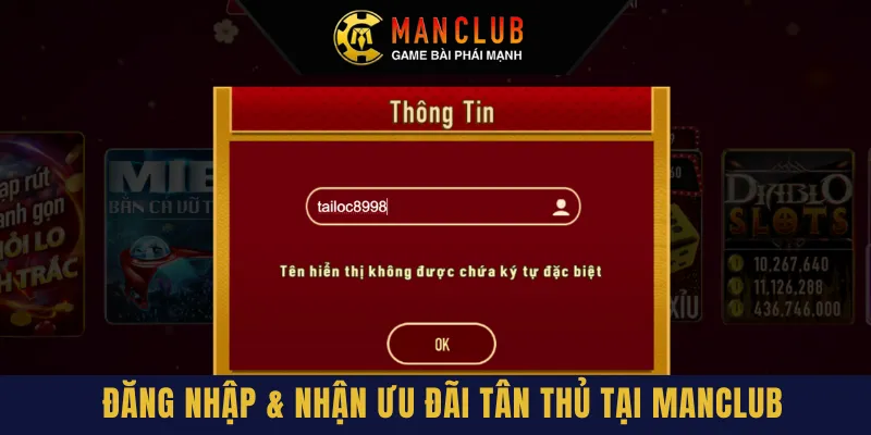 Đăng nhập Manclub nhận ngay nhiều ưu đãi khủng từ nhà cái
